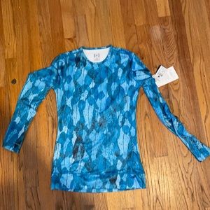 Blue Burton snowboarding and ski gear top